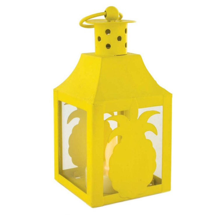 Bay Isle Home Colorful Lantern With Exotic Pineapple LED Tea Light
